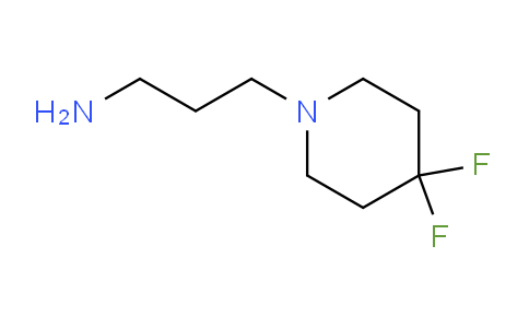 CAS No. 869493-53-8, 3-(4,4-Difluoro-piperidin-1-yl)-propylamine