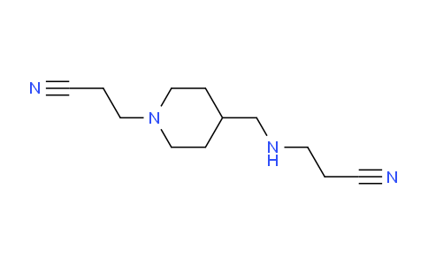 CAS No. 865074-69-7, 3-(4-(((2-Cyanoethyl)amino)methyl)piperidin-1-yl)propanenitrile