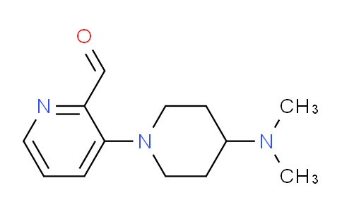 CAS No. 1774897-39-0, 3-(4-(Dimethylamino)piperidin-1-yl)picolinaldehyde