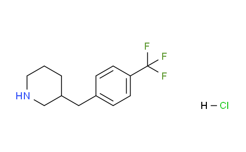 CAS No. 745817-31-6, 3-(4-(Trifluoromethyl)benzyl)piperidine hydrochloride