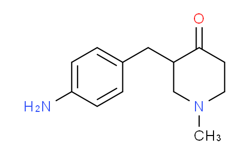 CAS No. 1823576-84-6, 3-(4-Aminobenzyl)-1-methylpiperidin-4-one