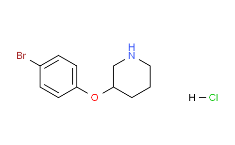 CAS No. 1185025-37-9, 3-(4-Bromophenoxy)piperidine hydrochloride