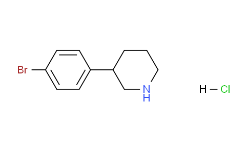 CAS No. 1203683-26-4, 3-(4-Bromophenyl)piperidine hydrochloride