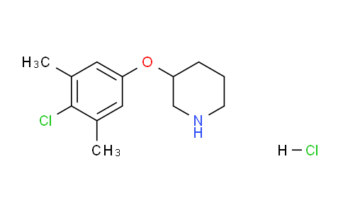 CAS No. 1185302-79-7, 3-(4-Chloro-3,5-dimethylphenoxy)piperidine hydrochloride