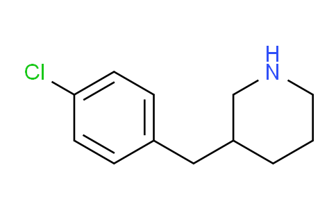 CAS No. 136422-52-1, 3-(4-Chlorobenzyl)piperidine