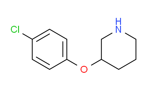CAS No. 384346-27-4, 3-(4-Chlorophenoxy)piperidine