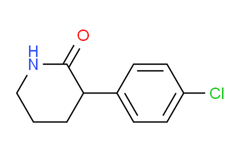 CAS No. 1267774-08-2, 3-(4-Chlorophenyl)piperidin-2-one