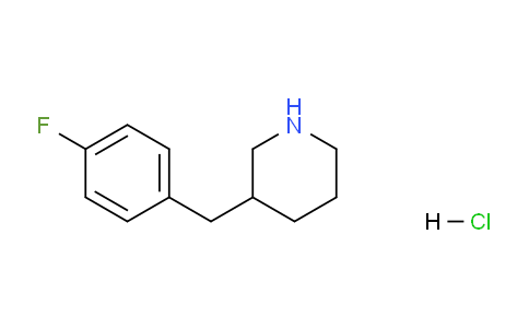CAS No. 745817-38-3, 3-(4-Fluorobenzyl)piperidine hydrochloride