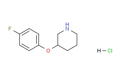 CAS No. 1185298-12-7, 3-(4-Fluorophenoxy)piperidine hydrochloride