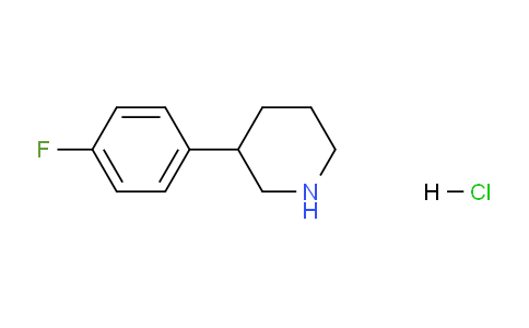 CAS No. 1106940-94-6, 3-(4-Fluorophenyl)piperidine hydrochloride