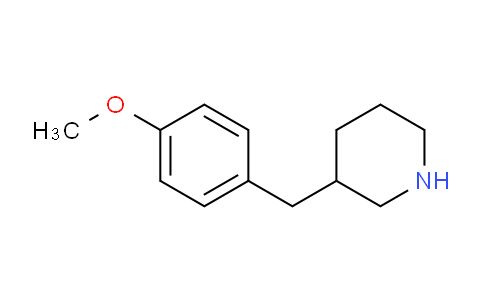 CAS No. 136422-65-6, 3-(4-Methoxybenzyl)piperidine