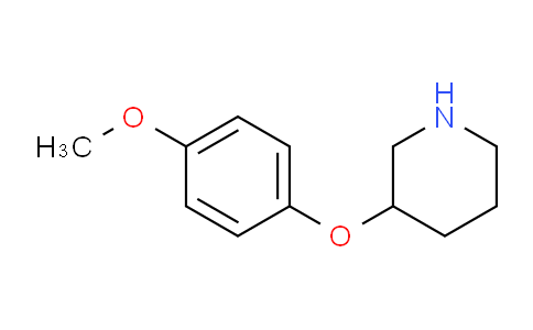 CAS No. 902837-31-4, 3-(4-Methoxyphenoxy)piperidine