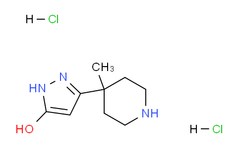 CAS No. 1452549-56-2, 3-(4-Methylpiperidin-4-yl)-1H-pyrazol-5-ol dihydrochloride