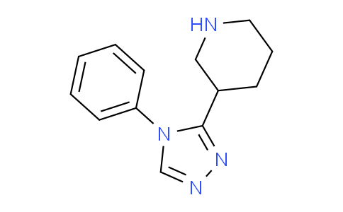 CAS No. 1464966-76-4, 3-(4-Phenyl-4H-1,2,4-triazol-3-yl)piperidine