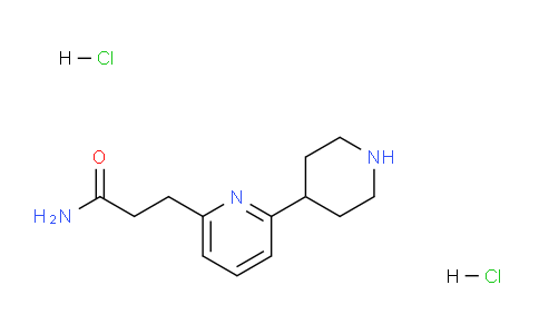 CAS No. 1361112-63-1, 3-(6-(Piperidin-4-yl)pyridin-2-yl)propanamide dihydrochloride