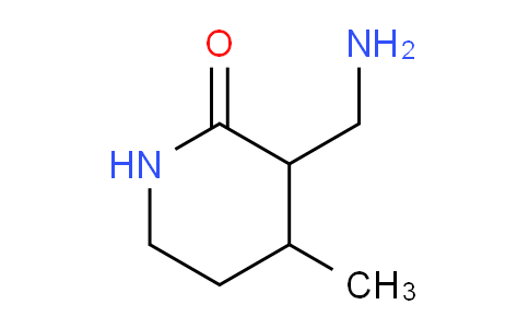 CAS No. 1706449-92-4, 3-(Aminomethyl)-4-methylpiperidin-2-one