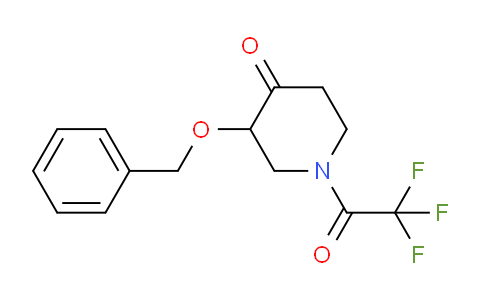 CAS No. 1189113-59-4, 3-(Benzyloxy)-1-(2,2,2-trifluoroacetyl)piperidin-4-one