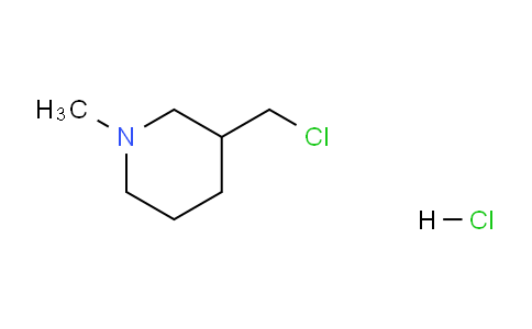 CAS No. 66496-82-0, 3-(Chloromethyl)-1-methylpiperidine hydrochloride
