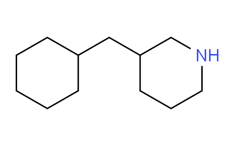 CAS No. 91693-61-7, 3-(Cyclohexylmethyl)piperidine