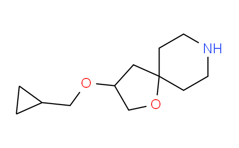 CAS No. 1263279-28-2, 3-(Cyclopropylmethoxy)-1-oxa-8-azaspiro[4.5]decane