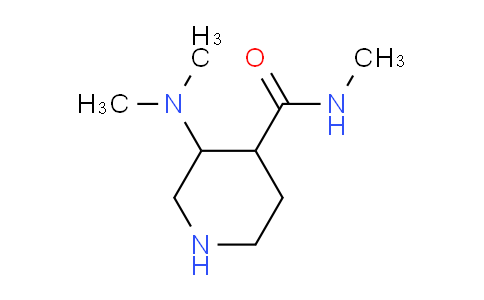 CAS No. 1706449-29-7, 3-(Dimethylamino)-N-methylpiperidine-4-carboxamide