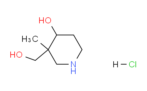 CAS No. 1823252-95-4, 3-(Hydroxymethyl)-3-methylpiperidin-4-ol hydrochloride