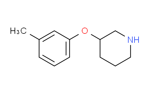 CAS No. 912761-71-8, 3-(m-Tolyloxy)piperidine