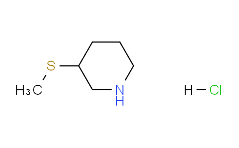 CAS No. 1229627-46-6, 3-(Methylthio)piperidine hydrochloride