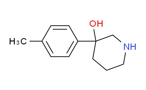 CAS No. 775262-44-7, 3-(p-Tolyl)piperidin-3-ol