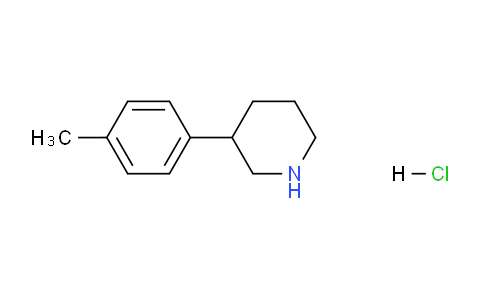 CAS No. 65367-98-8, 3-(p-Tolyl)piperidine hydrochloride