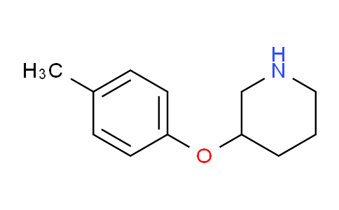 CAS No. 63843-39-0, 3-(p-Tolyloxy)piperidine