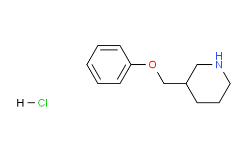 CAS No. 28569-09-7, 3-(Phenoxymethyl)piperidine hydrochloride