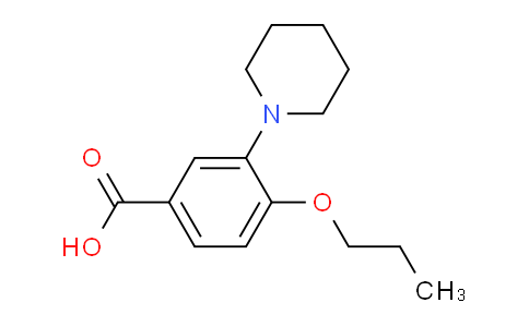 CAS No. 946754-31-0, 3-(Piperidin-1-yl)-4-propoxybenzoic acid