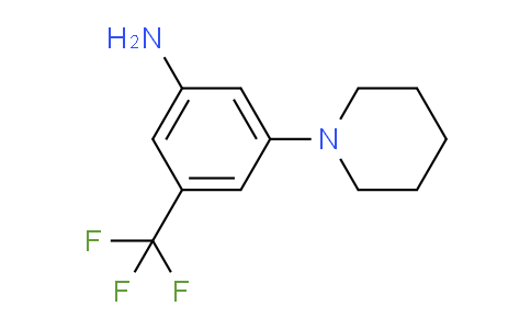 CAS No. 1041053-53-5, 3-(Piperidin-1-yl)-5-(trifluoromethyl)aniline