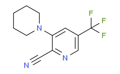 CAS No. 1449117-72-9, 3-(Piperidin-1-yl)-5-(trifluoromethyl)picolinonitrile