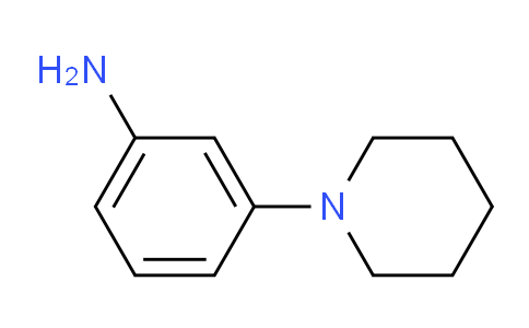 CAS No. 27969-75-1, 3-(Piperidin-1-yl)aniline