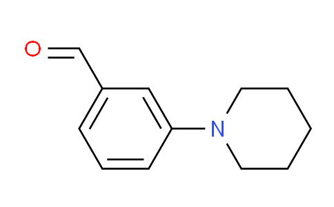 CAS No. 669050-72-0, 3-(Piperidin-1-yl)benzaldehyde