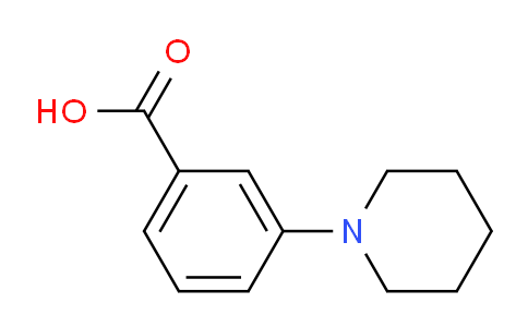 CAS No. 77940-94-4, 3-(Piperidin-1-yl)benzoic acid