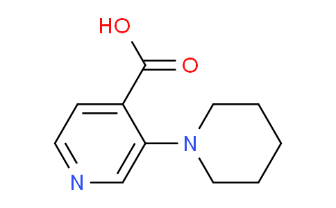CAS No. 1257901-61-3, 3-(Piperidin-1-yl)isonicotinic acid
