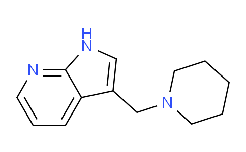 CAS No. 23616-64-0, 3-(Piperidin-1-ylmethyl)-1H-pyrrolo[2,3-b]pyridine