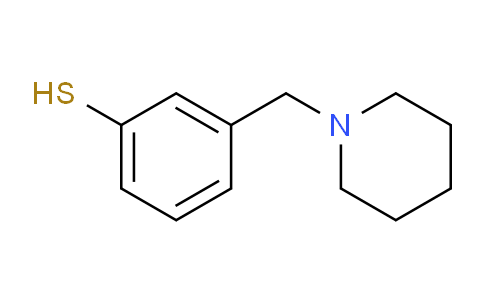 CAS No. 86134-70-5, 3-(Piperidin-1-ylmethyl)benzenethiol