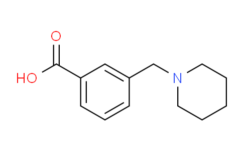 CAS No. 158861-24-6, 3-(Piperidin-1-ylmethyl)benzoic acid