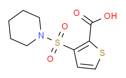 CAS No. 923697-76-1, 3-(Piperidin-1-ylsulfonyl)thiophene-2-carboxylic acid