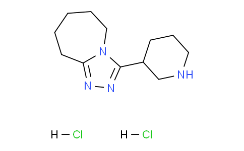 CAS No. 1443423-29-7, 3-(Piperidin-3-yl)-6,7,8,9-tetrahydro-5H-[1,2,4]triazolo[4,3-a]azepine dihydrochloride