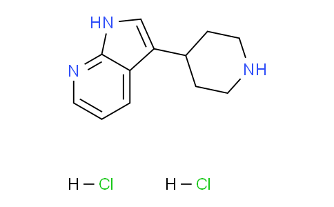 CAS No. 1311254-52-0, 3-(Piperidin-4-yl)-1H-pyrrolo[2,3-b]pyridine dihydrochloride