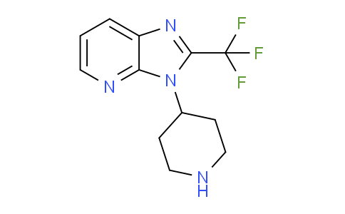 CAS No. 951544-48-2, 3-(Piperidin-4-yl)-2-(trifluoromethyl)-3H-imidazo[4,5-b]pyridine