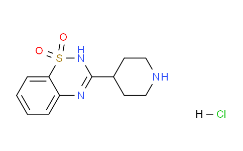 CAS No. 1956365-79-9, 3-(Piperidin-4-yl)-2H-benzo[e][1,2,4]thiadiazine 1,1-dioxide hydrochloride