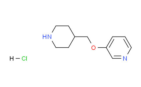 CAS No. 1219976-35-8, 3-(Piperidin-4-ylmethoxy)pyridine hydrochloride
