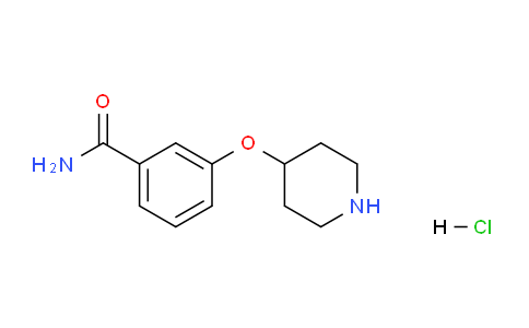 CAS No. 906744-11-4, 3-(Piperidin-4-yloxy)benzamide hydrochloride