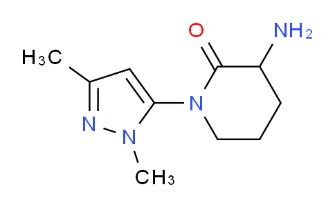 CAS No. 1354950-73-4, 3-Amino-1-(1,3-dimethyl-1H-pyrazol-5-yl)piperidin-2-one